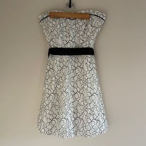 Beautiful Black and White Lace Dress!!